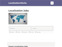 Tablet Screenshot of localizationworks.com